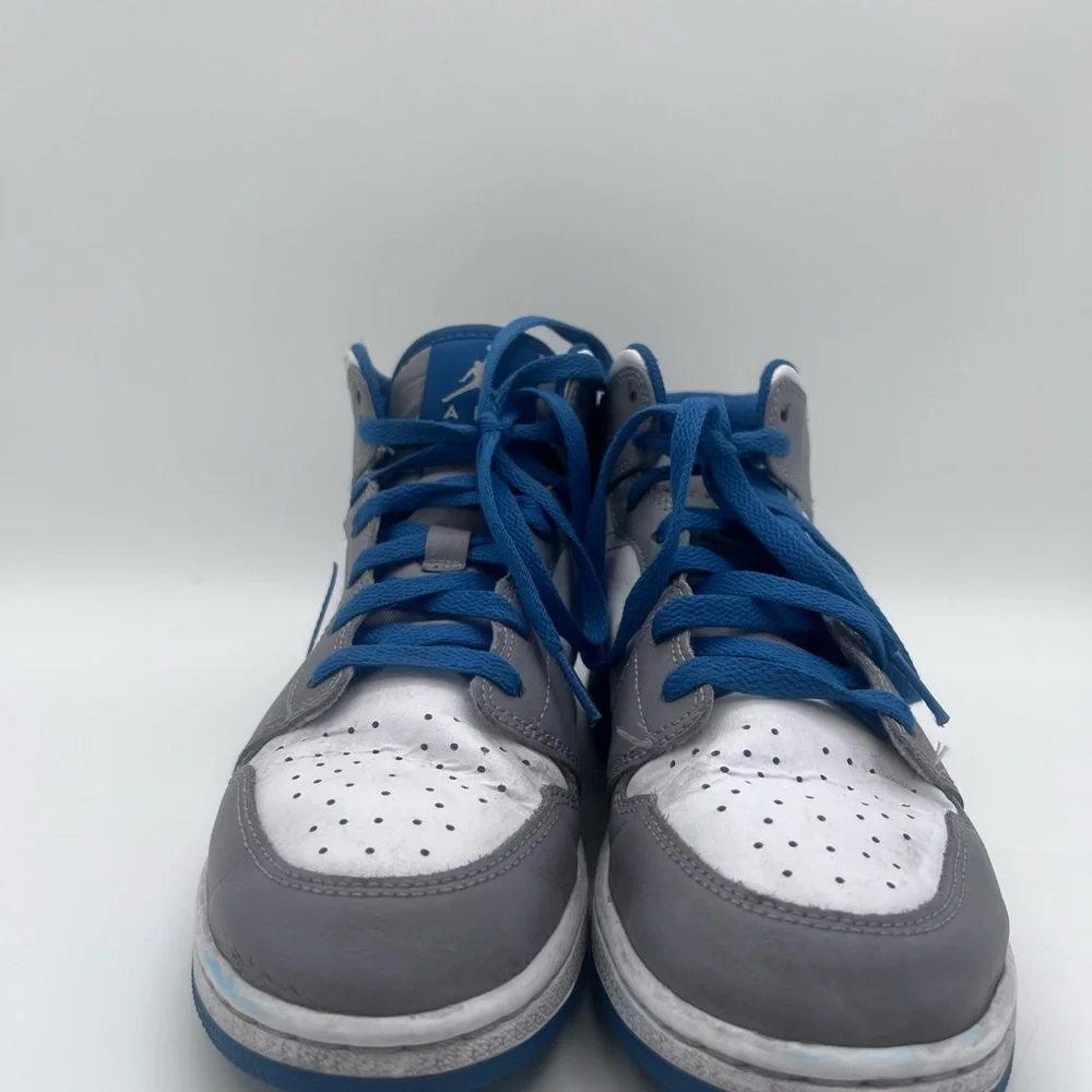 Air Jordan 1 Mid GS‎ 'Cement True Blue' Youth Size 7